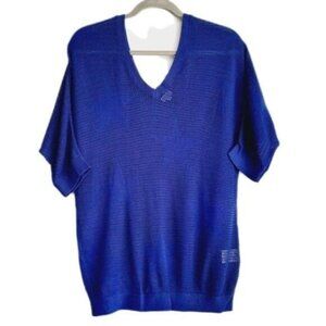 KISMET \ Sheer See-through Blouse Star Pattern Sz S